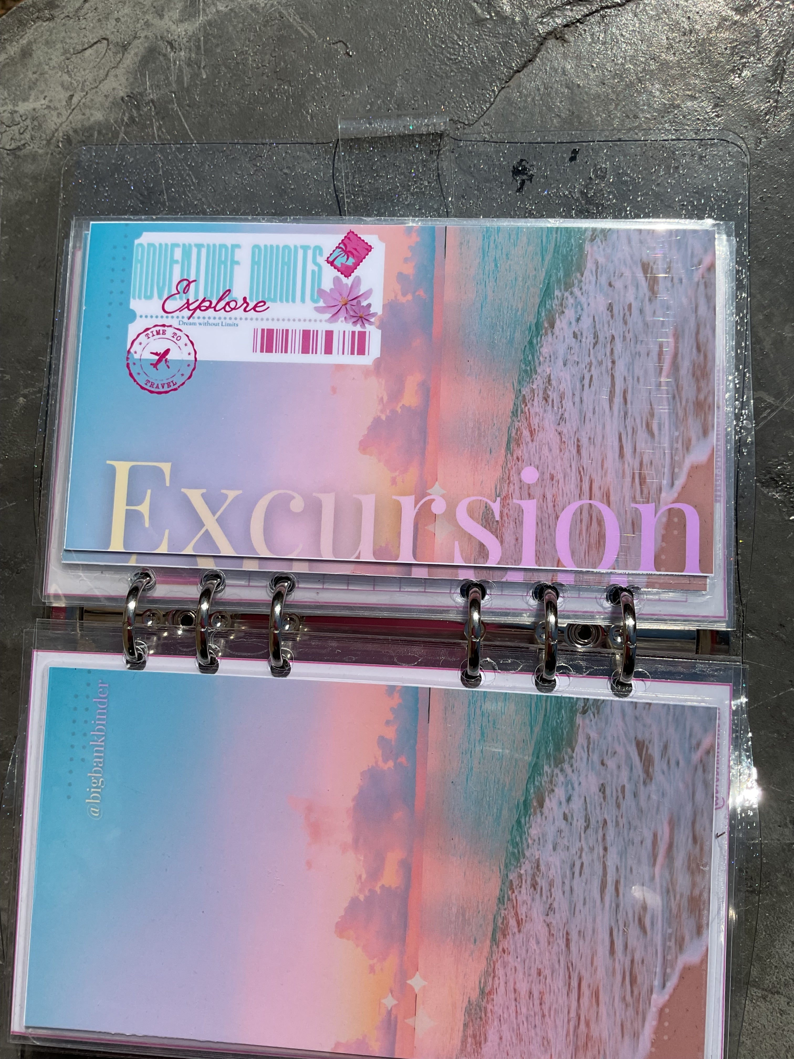 Travel cash envelope bundle Adventure Awaits
