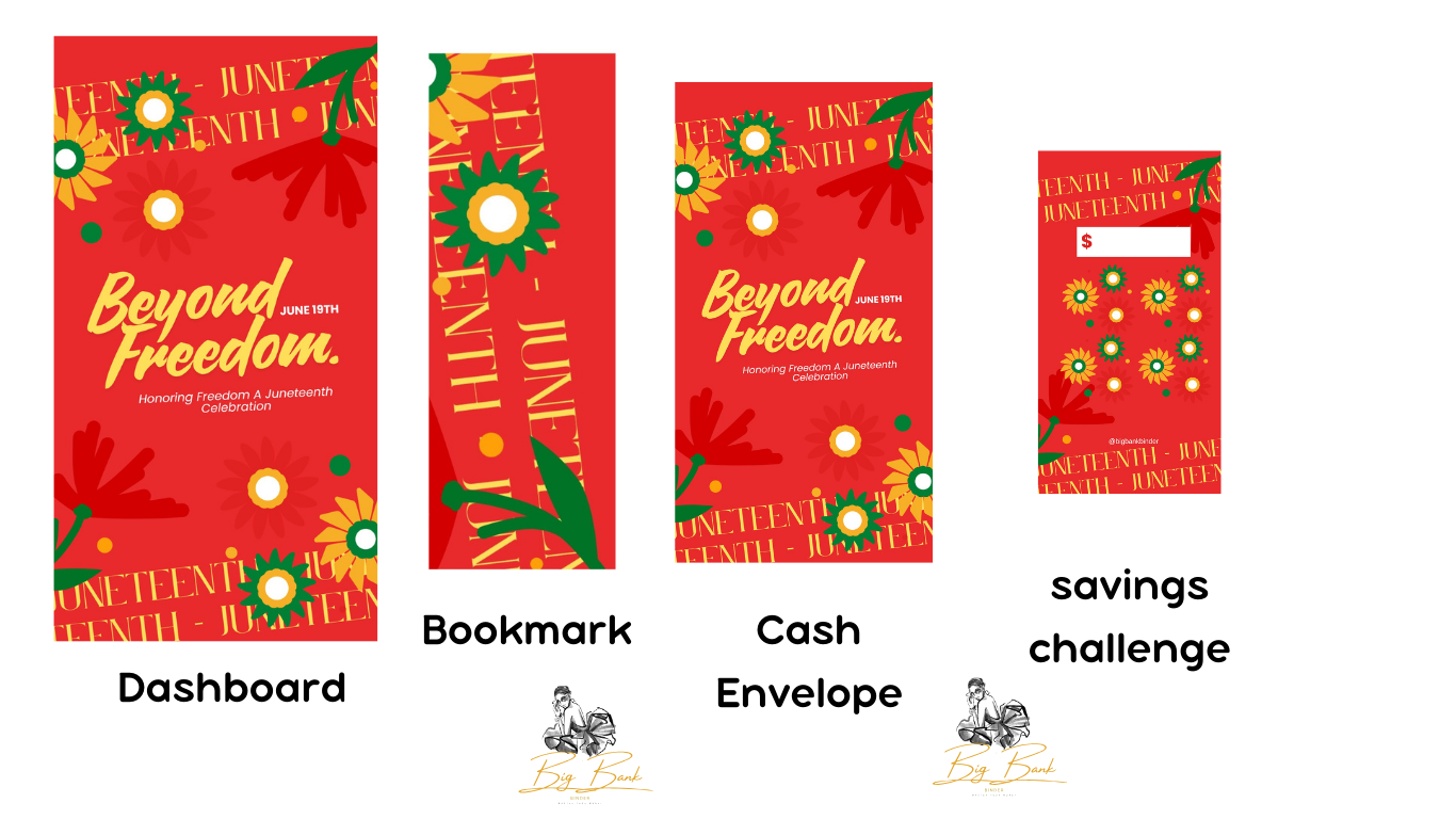 Honoring Juneteenth Cash Envelope Set