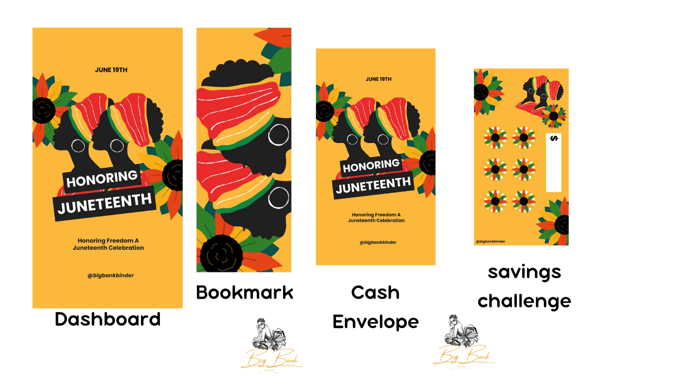 Honoring Juneteenth Cash Envelope Set