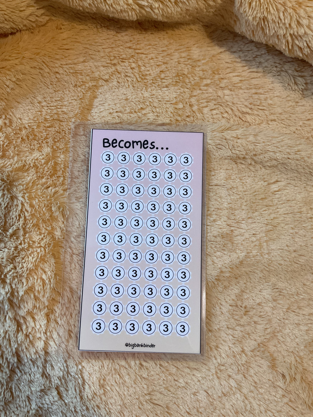 Little by little savings cash envelopes